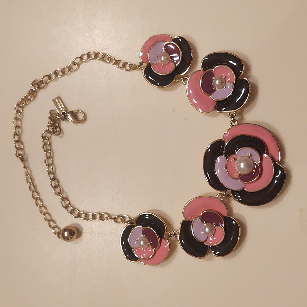 KATE SPADE • Deco Blossom Flower Necklace
